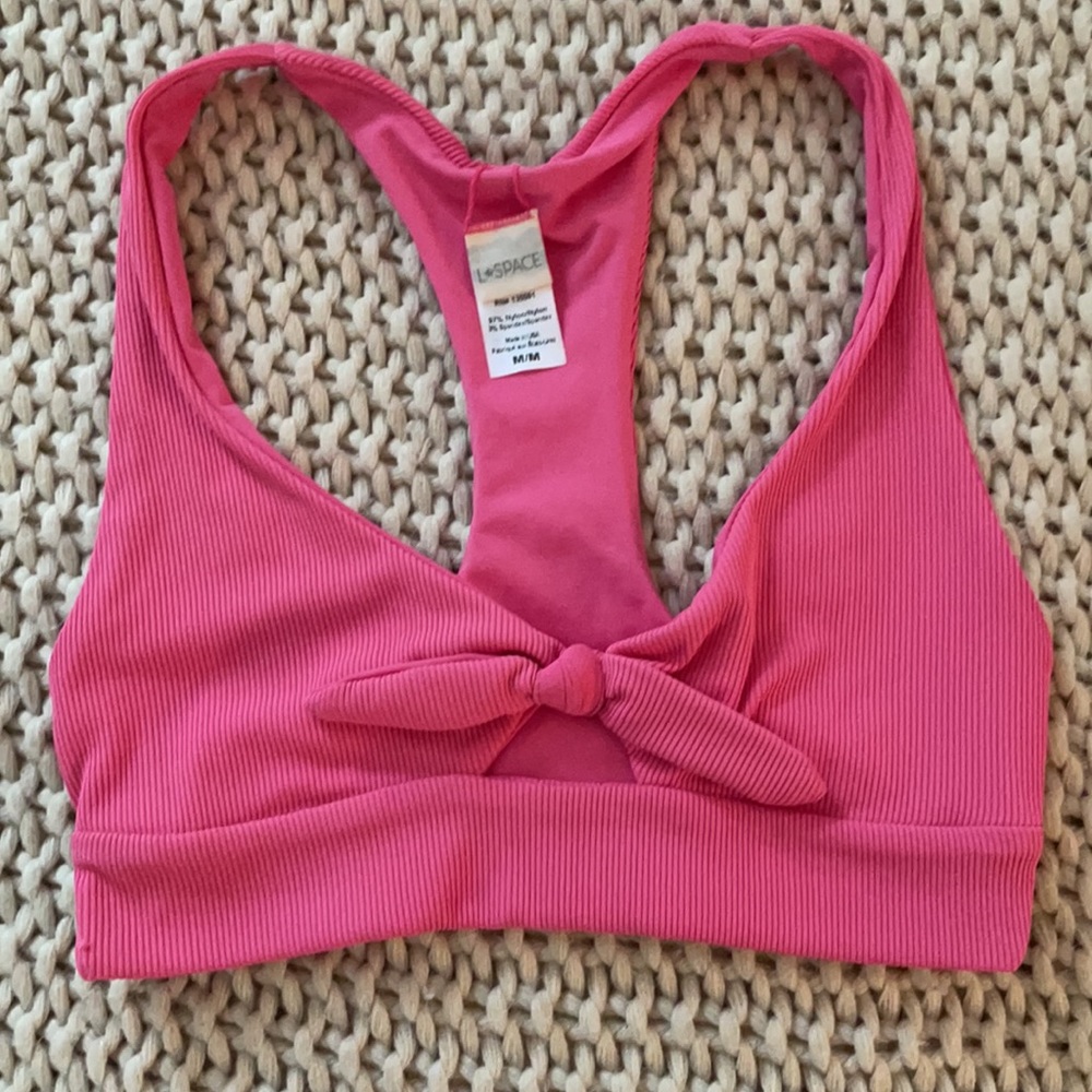 L*space Barbie Hot Pink 💕 Set Veronica Top M+Bottoms XS NWT - Picture 6 of 9